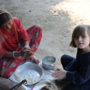 Princess Ingrid Alexandra making a local bread with a lady in Rajastan, India. Published 22.12.2010. Handout picture from The Royal Court. For editorial use only, not for sale. Photo: The Royal Court. Image size: 4752 x 3168 px, 5,48 Mb.